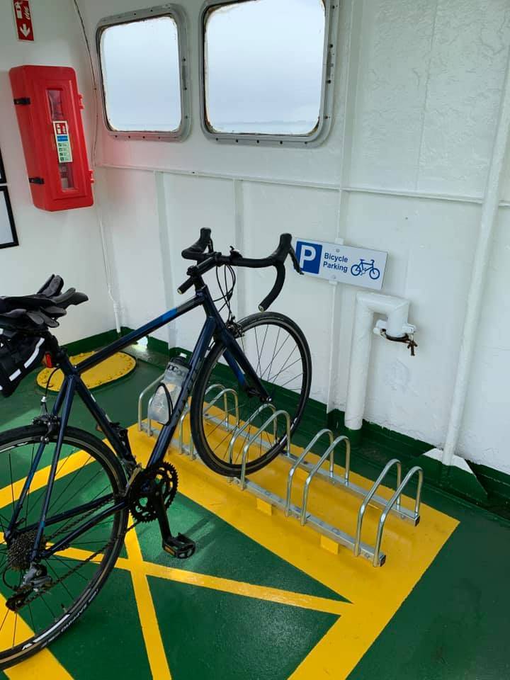 Bike Rack on The Carlingford Lough Ferry